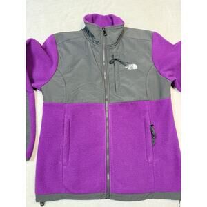 North Face Women's Large Fleece Jacket Purple Snowboard Snowboarding Ski
